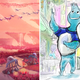 Disney Animation's Strange World and Pixar's Elemental concept art